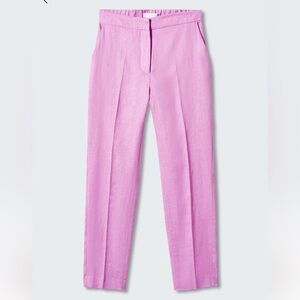 MANGO 100% Linen Suit Trousers - Size US 10 - NWT